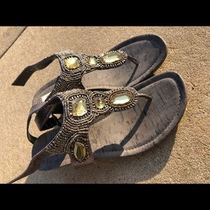 Simply Vera rhinestone sandals